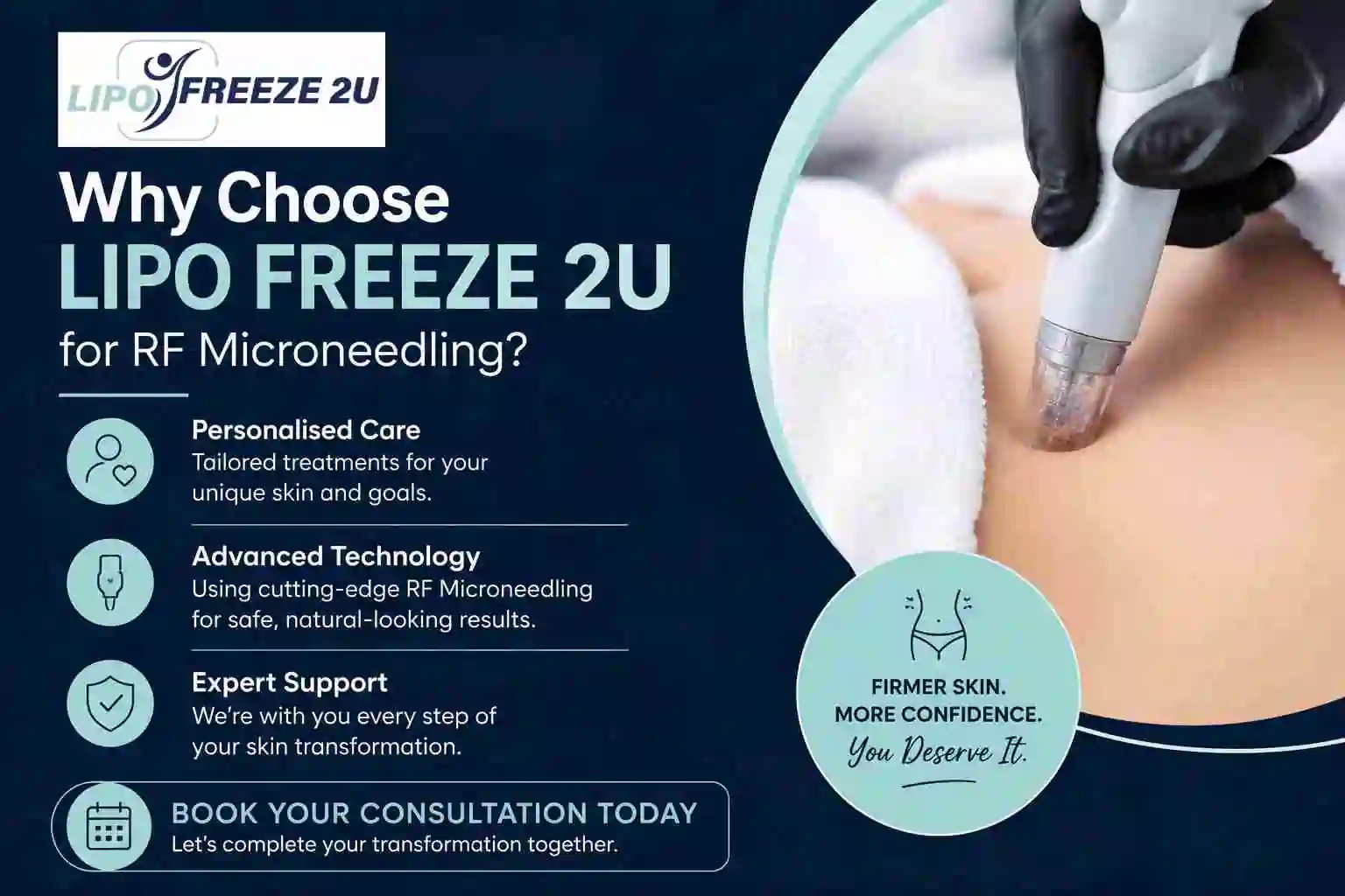 Why Choose LIPO FREEZE 2U for RF Microneedling Colchester?